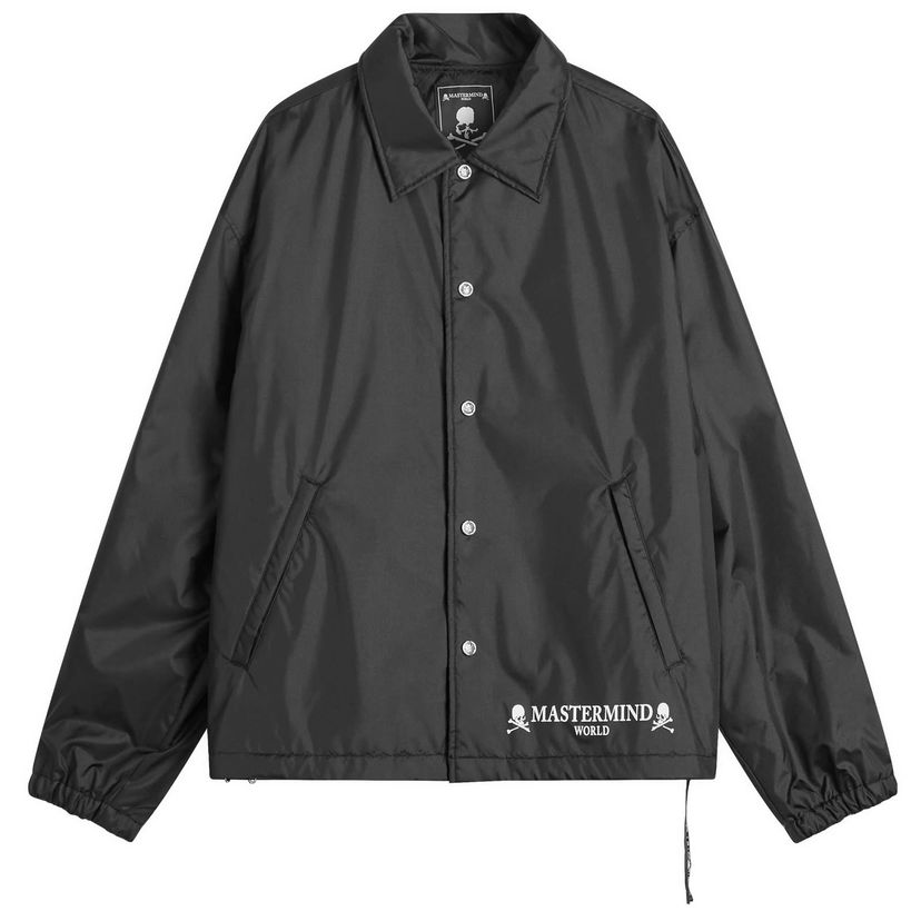 Vetrovka Mastermind WORLD Mastermind World Coach Jacket, Size Medium Črna | MW25S14-BL008-500