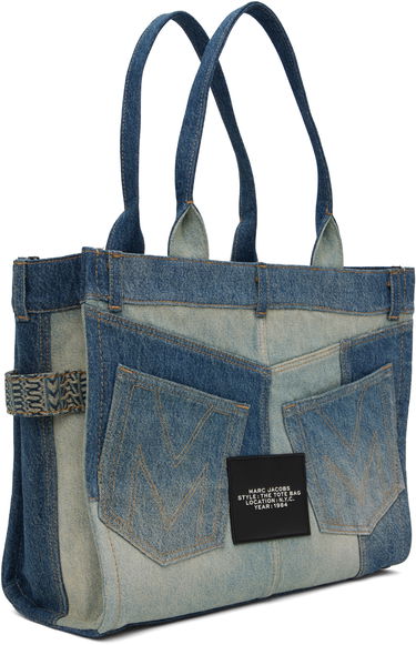 Tote bag Marc Jacobs Marc Jacobs 'The' Deconstructed Denim Tote Bag Modra | 2S4HTT089H03, 2