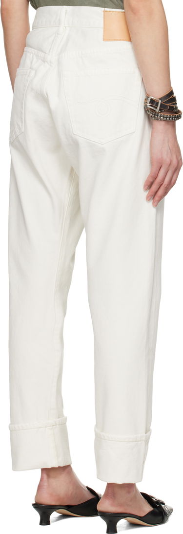 Kavbojke R13 R13 Cuffed Crossover Jeans Bela | R13W2048-D314A, 2