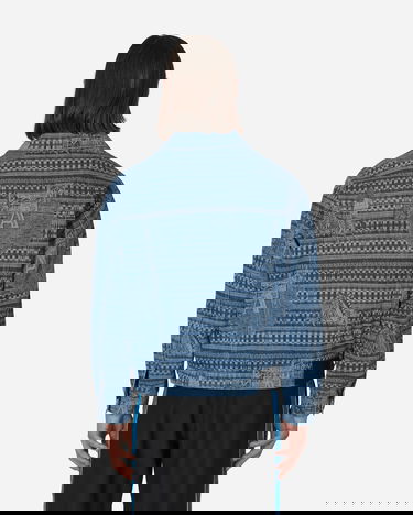 Jakna Ahluwalia Kampala Denim Jacket Modra | M-AHLU-DE001-SS23-FA6  LI, 2