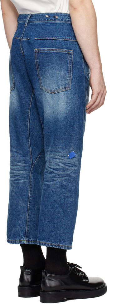 Kavbojke ADER ERROR Faded Wide Leg Jeans Modra | BN01FWJE0101BL, 2