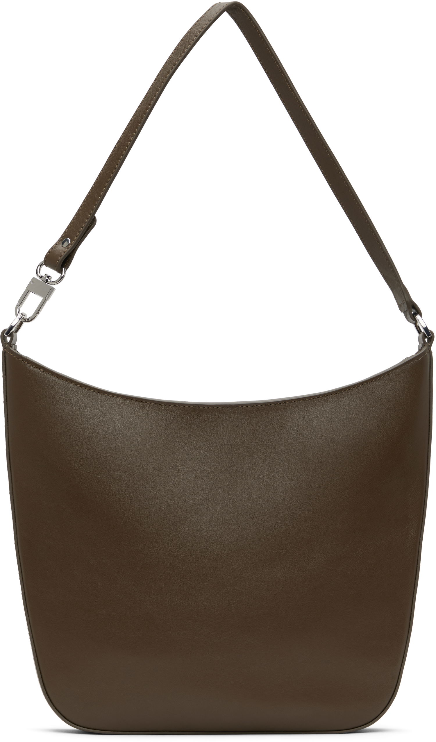 Torba za čez ramo BY FAR BY FAR Suli Shoulder Bag Rjava | MWBSB053CL013BR047PL, 0