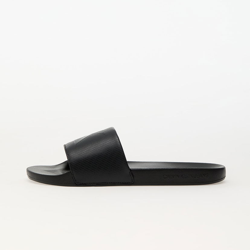 Superge in čevlji CALVIN KLEIN Jeans Slide Aop Print Black Črna | YM0YM01269 0GJ
