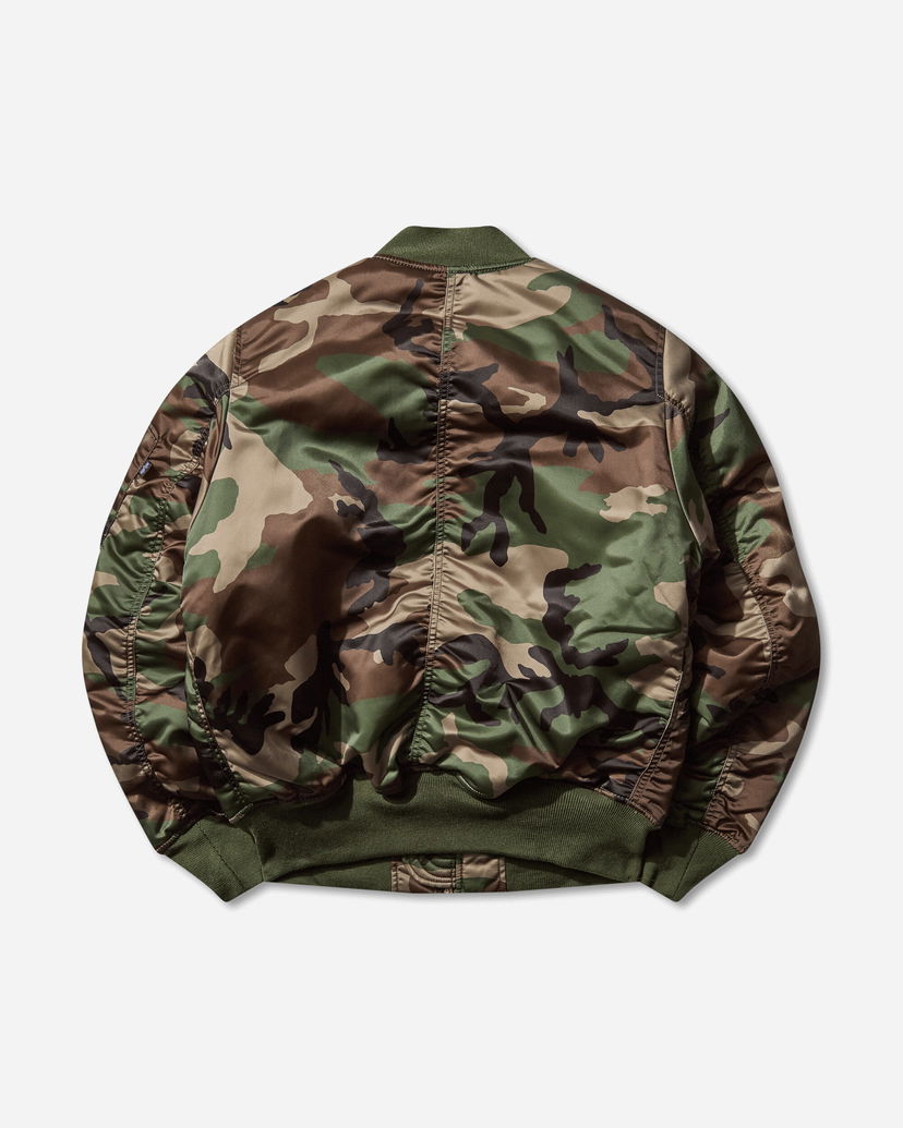 Bomber jakna Alpha Industries MA-1 Base Flight Bomber Jacket Zelena | 756111C 408