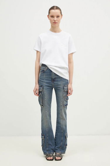 Kavbojke Fiorucci Multipocket Flared High Waist Jeans Modra | U01FMDJE083DN01DN02, 4