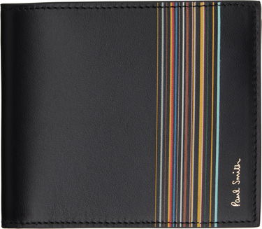 Denarnica Paul Smith Paul Smith Signature Stripe Billfold and Coin Wallet Črna | M1A-4833-LFISIG, 0