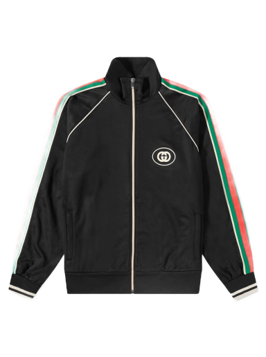 Jakna Gucci GG Piping Track Jacket Črna | 696802-XJEES-1152