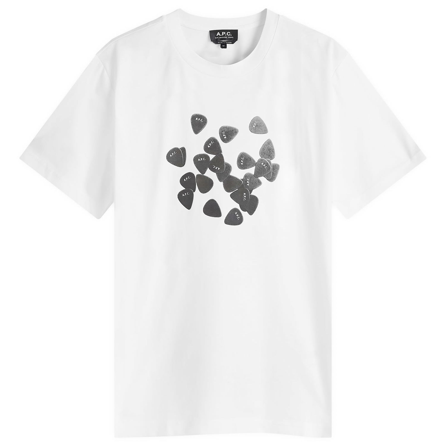 Majica A.P.C. Graphic T-Shirt With Print Bela | COBQX-M26483-AAB, 0