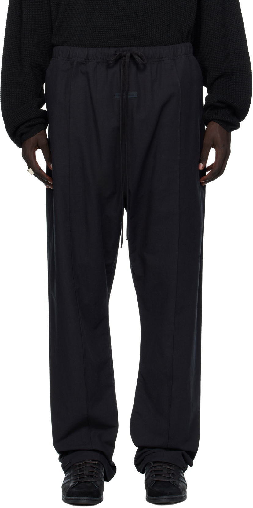 Trenirka Fear of God Fear of God ESSENTIALS Oxford Relaxed Sweatpants Črna | 130SP258140F