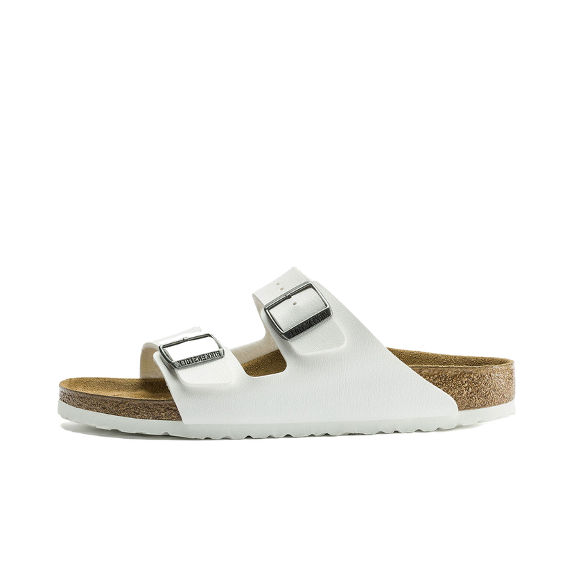 Superge in čevlji Birkenstock Arizona Birko-Flor White Regular Fit Bela | 0552681