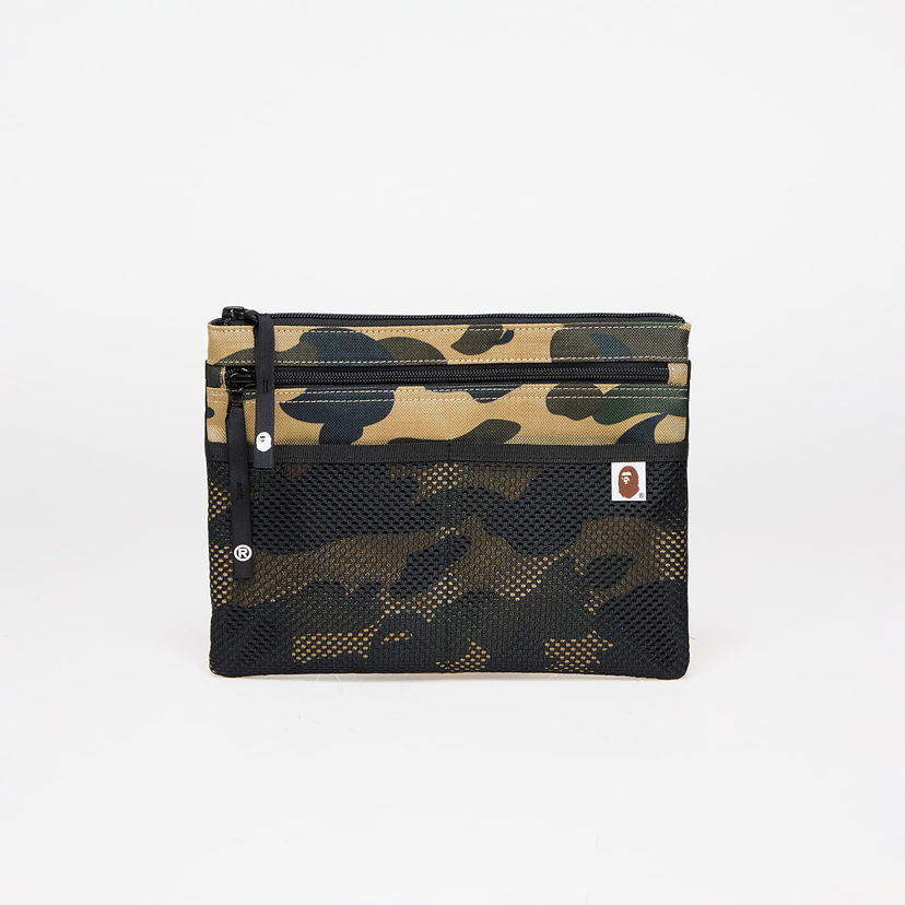 Torba za čez ramo BAPE A BATHING APE 1St Camo Cordura Sacoche Yellow 1L Rumena | 001SGK301001M YEL