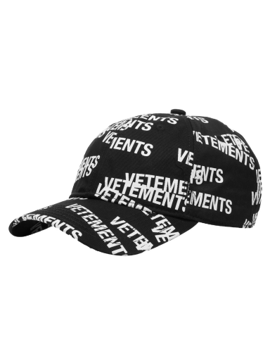 Kapa VETEMENTS Stamped Logo Cap Črna | UA53CA250B