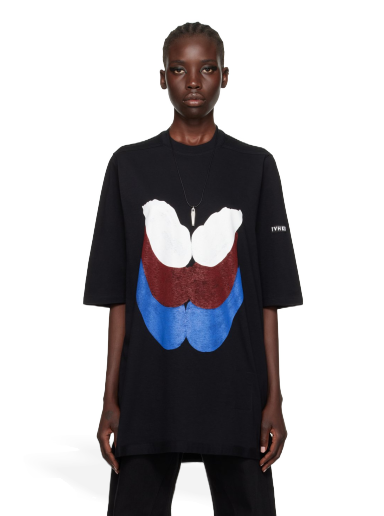 Majica Rick Owens SSENSE x TVHKB Edition Jumbo T-Shirt Črna | RN02C4274 RNEP4