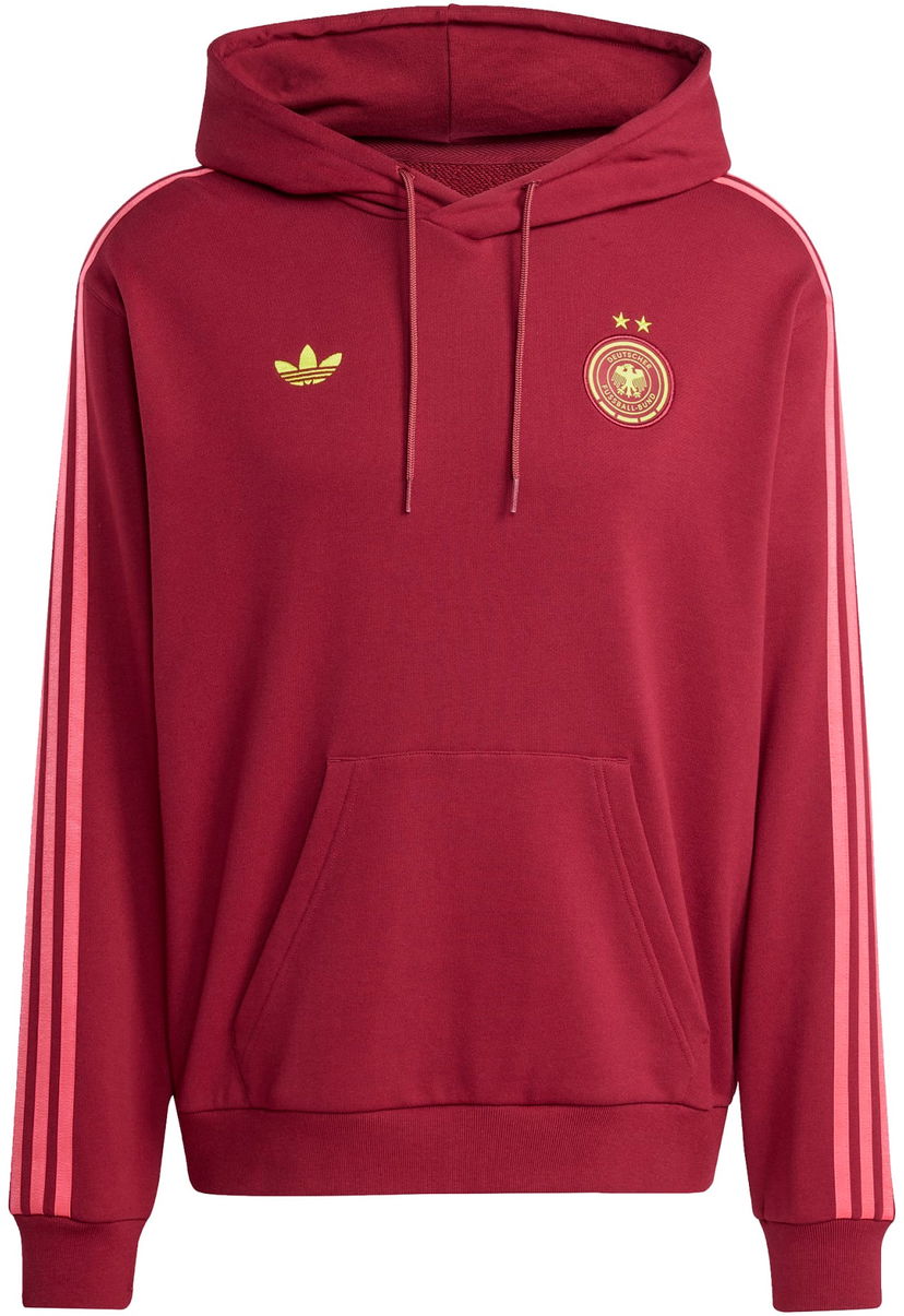 Pulover adidas Originals adidas Originals DFB Hoodie Bordo | jj2738
