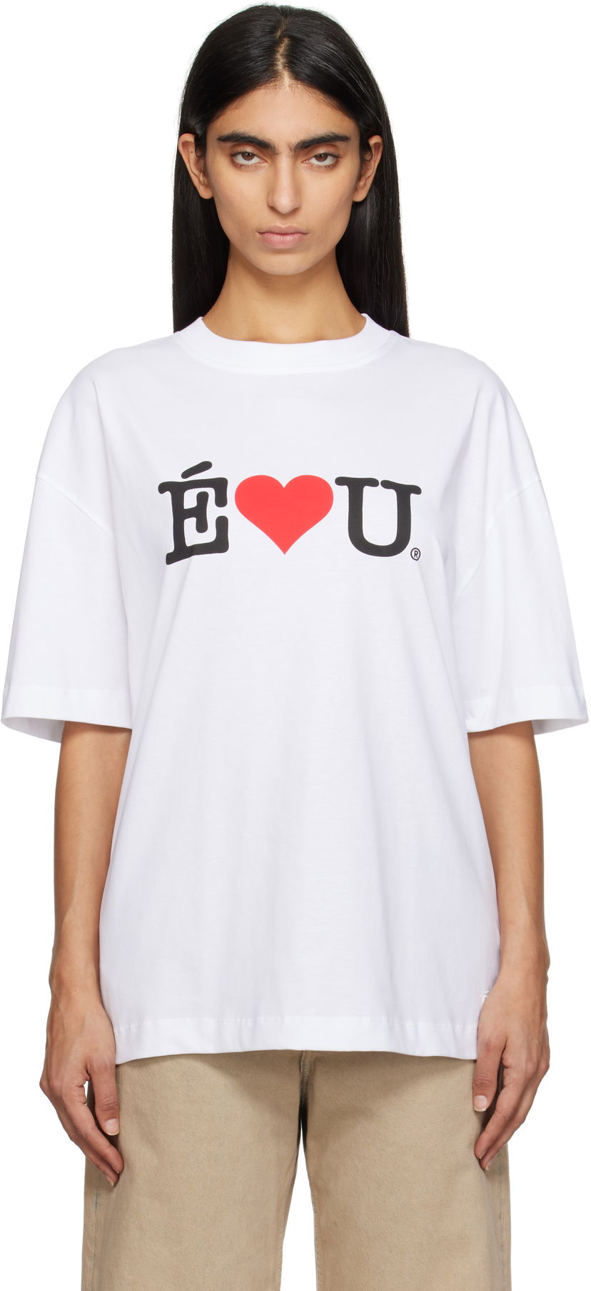 Majica Études Études 'ÉLU' Relax T-Shirt Bela | H24MMTSH138-00