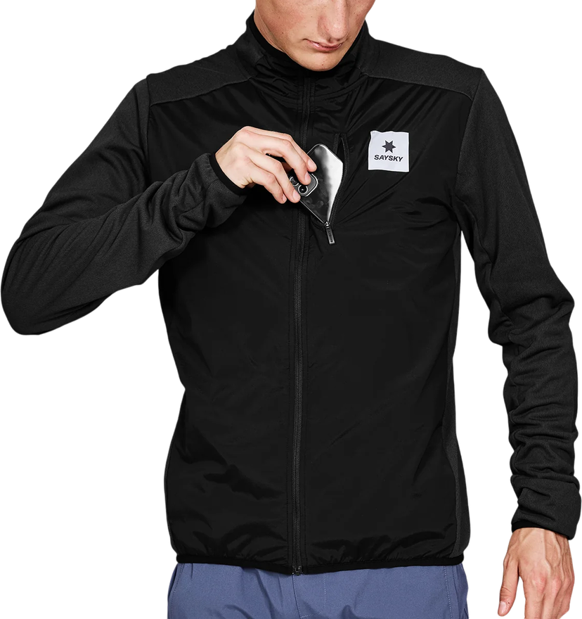 Vetrovka Saysky Saysky Flow Zip Fleece Jacket Črna | mmrfl60c901
