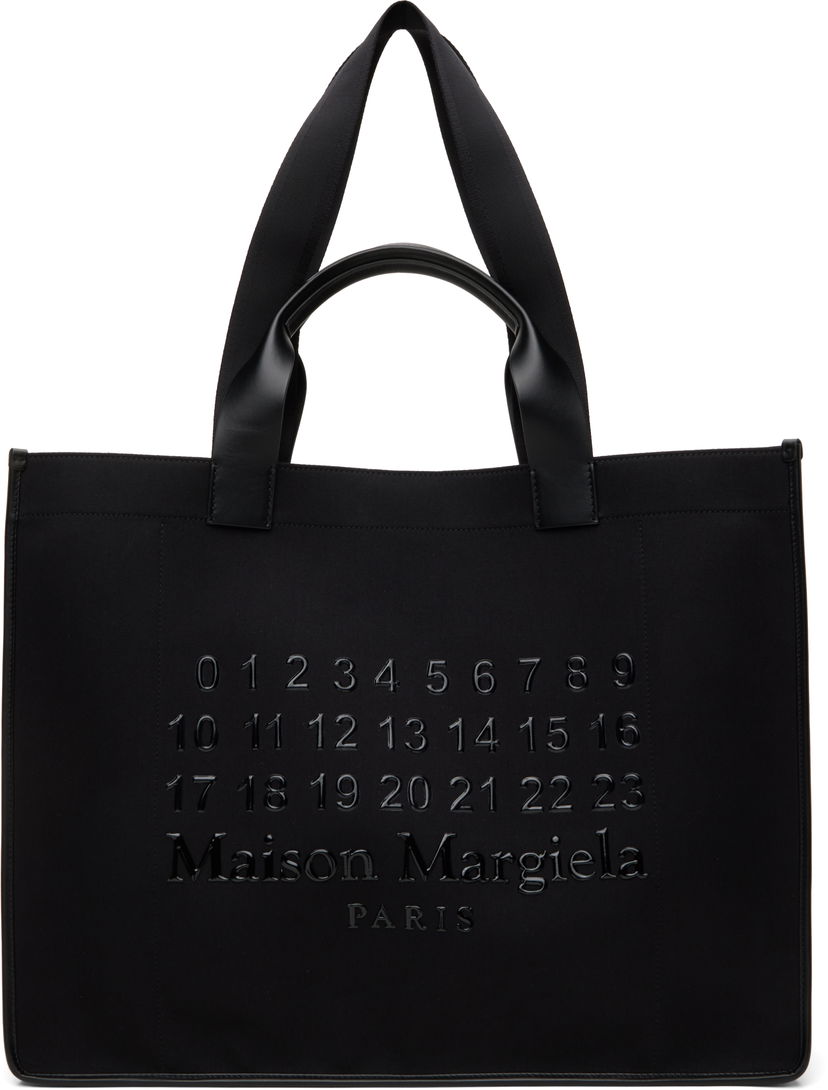 Tote bag Maison Margiela Maison Margiela Large Cabas Shopping Tote Črna | SB2WC0003 P7276