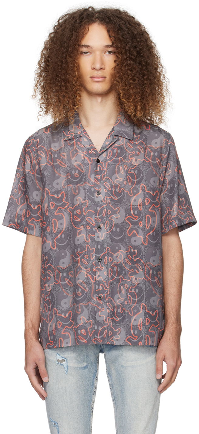 Srajce Ksubi Yin Dollar Resort Shirt Siva | MPS24SH001