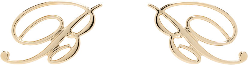 Uhani Blumarine Blumarine Mini Logo Earrings Kovinski | P522W323A