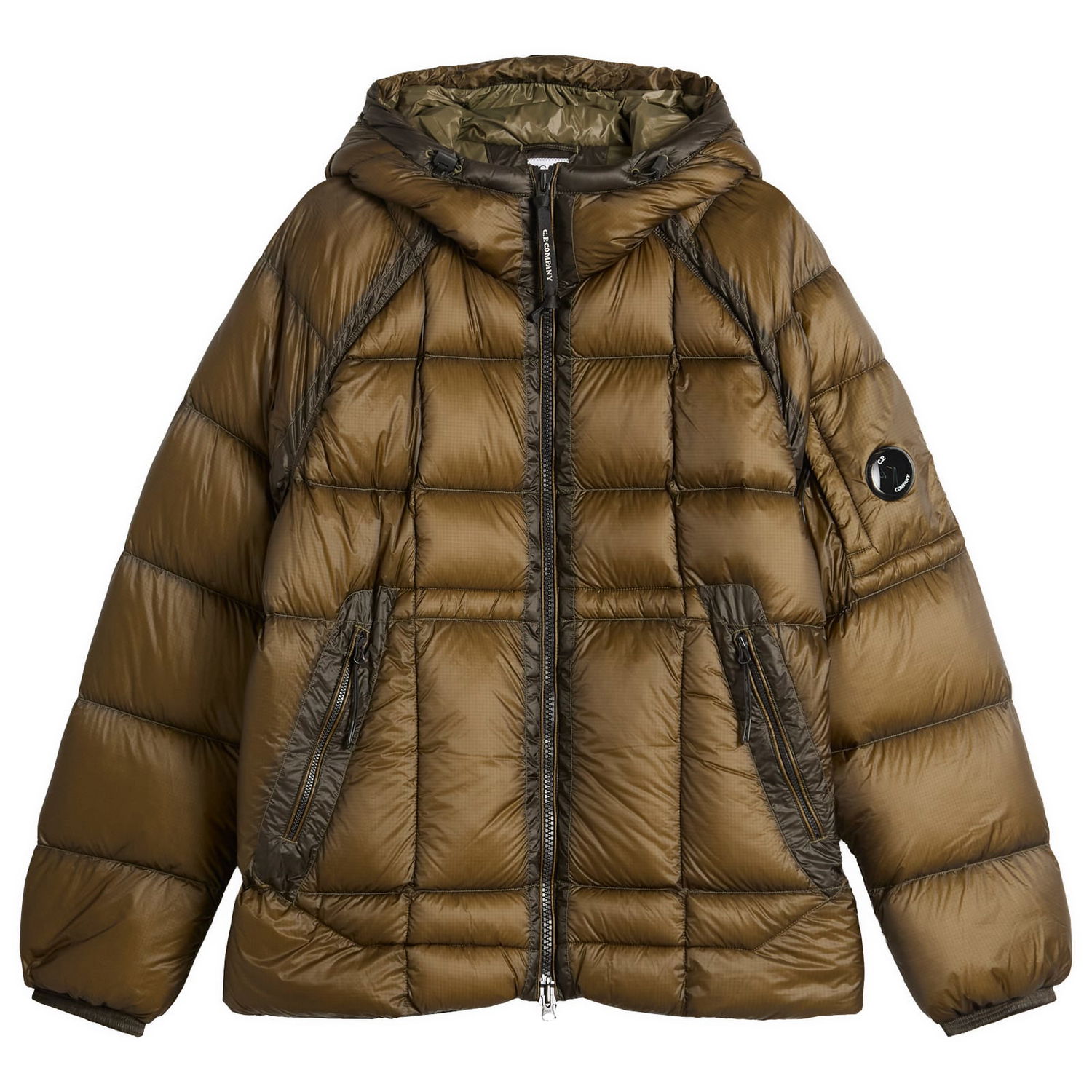 Puhovka C.P. Company DD-Shell Hooded Puffer Jacket Zelena | RFCMOW702A-110416A-683, 0