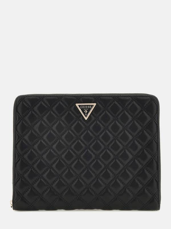 Denarnica GUESS Quilted Tech Case Črna | TWQ87482150