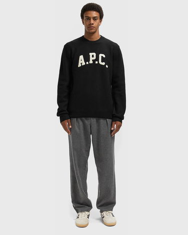 Pleteni pulover A.P.C. A.P.C. Jay Pullover Sweater Črna | WVBDK-H23458-LZZ, 2