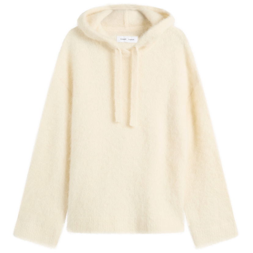 Pulover Samsoe Samsoe Sajeanne Knit Hoodie W Bež | F25300025-CLR000289