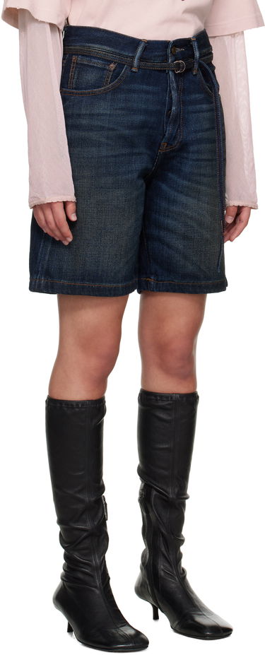 Kratke hlače Acne Studios Acne Studios Loose Fit Denim Shorts Modra | CE0067-, 1