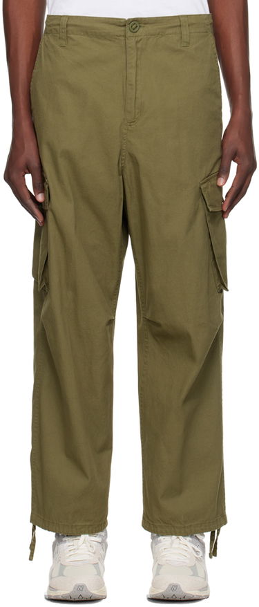 Cargo hlače Carhartt WIP Cargo Pants With Flap Pockets Zelena | I032983, 0