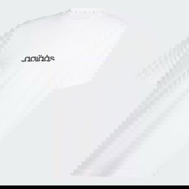 Majica adidas Performance Essentials Linear Logo Tee Bela | JE9000, 4