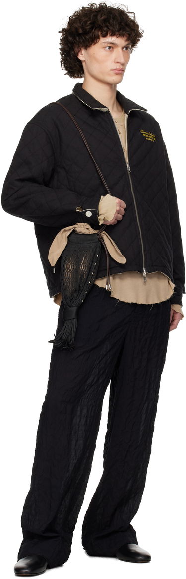 Bomber jakna Bode Bode Bloomstein Quilted Reversible Jacket Črna | MRS25JA028, 4
