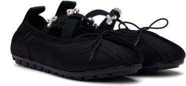 Obleke Simone Rocha Simone Rocha Embellished Grip Ballerina Flats Črna | BPT1B 0755, 3