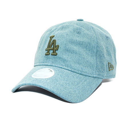 Kapa New Era MLB Denim 9TWENTY LA Dodgers Adjustable Hat Modra | 60667479
