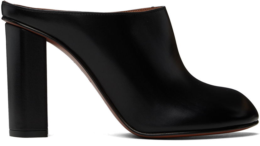 Superge in čevlji Alaïa Babylon Leather Mules Črna | AA3M085CK122