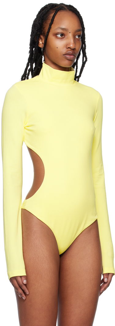 Bodi Marc Jacobs Marc Jacobs 'The Cutout' Turtleneck Long Sleeve Bodysuit Rumena | C610C15RE22, 3