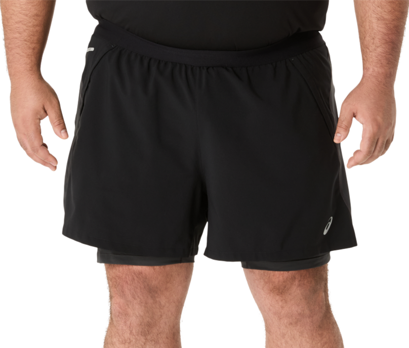 Kratke hlače Asics Road 2-in-1 5" Shorts Črna | 2011d245-001