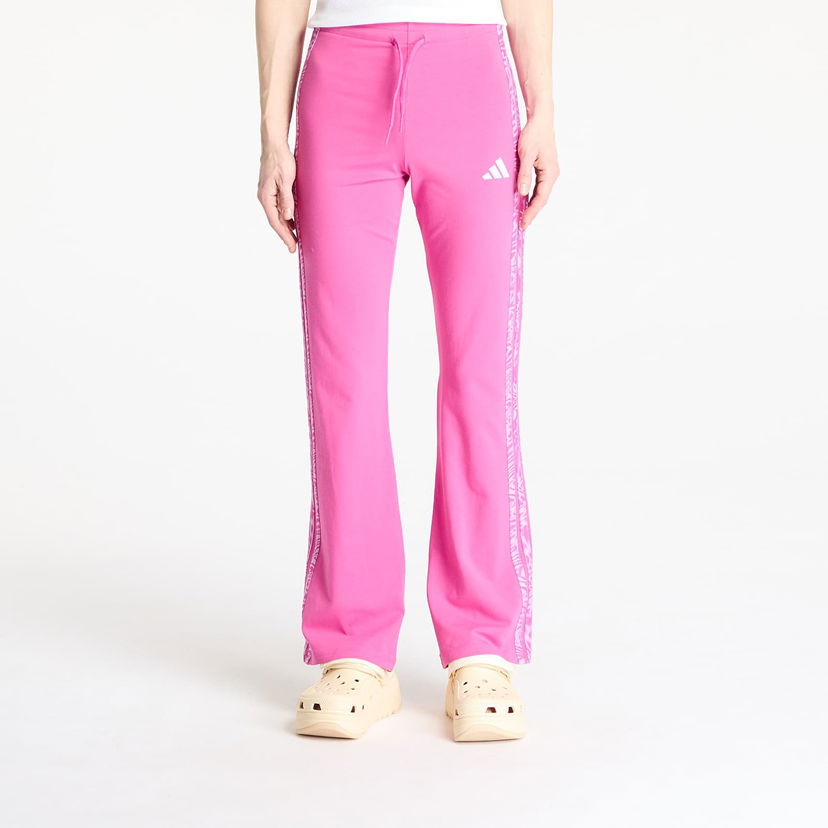 Trenirka adidas Originals Essentials 3 Stripes Print Leggings Roza | JG6238