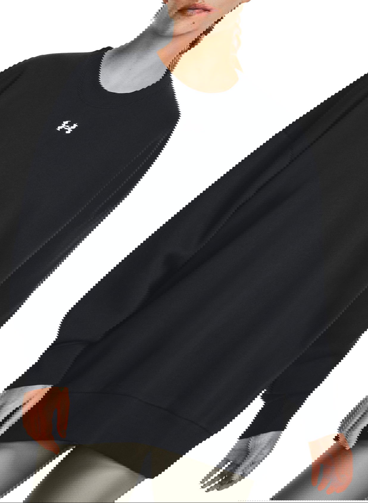 Pulover Under Armour Rival Fleece Oversized Črna | 1379491-001, 0