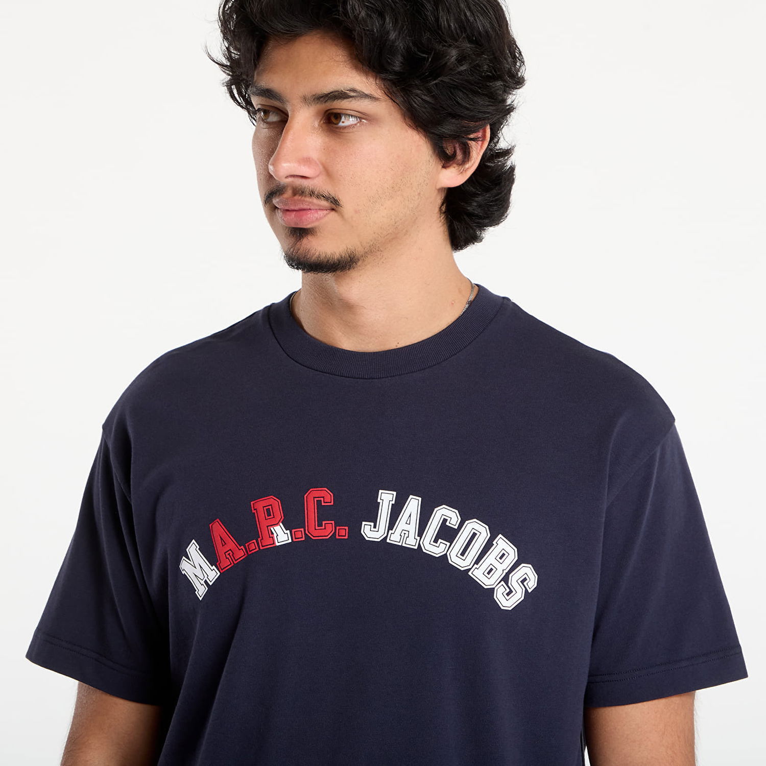 Majica A.P.C. A.P.C. x Marc Jacobs Boxy Fit Tee Mornarica | COHKS-H26554 IAK, 1