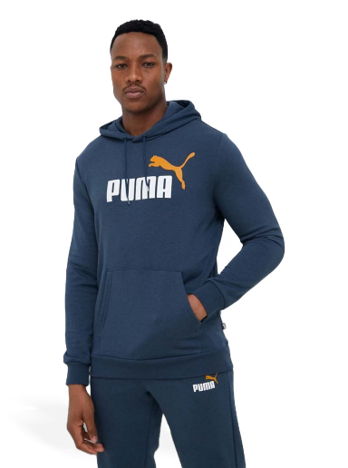 Pulover Puma Big Logo Hoodie Mornarica | 586765