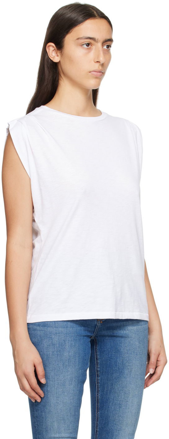 Majica brez rokavov rag & bone Rag & Bone 'The Slub' Women's Tank Top Bela | WCC23FT018CH18, 1