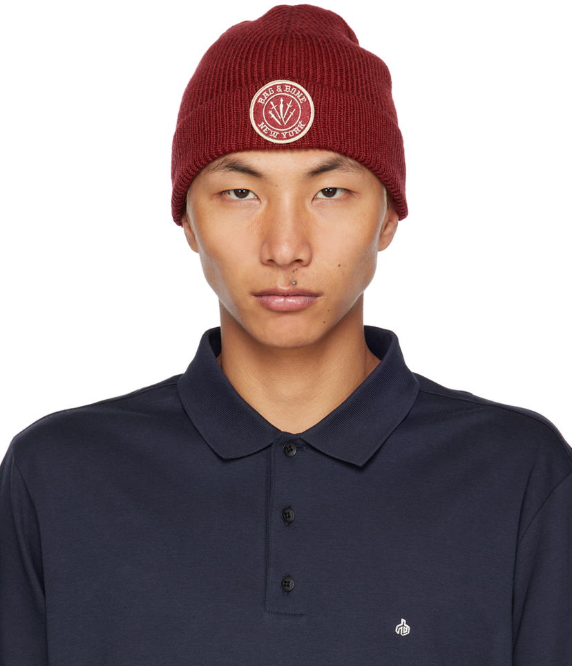 Beanie rag & bone Rag & Bone Charlie Beanie Rdeča | MJK22HS005BV05