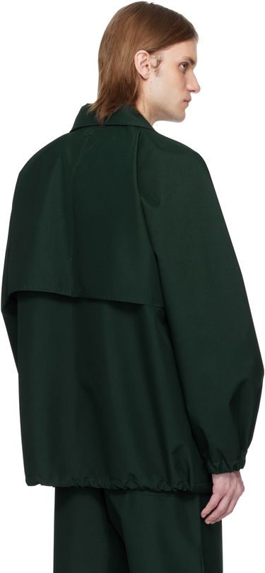 Vetrovka Lacoste Lacoste Runway Canvas Track Jacket Zelena | BH6740, 2