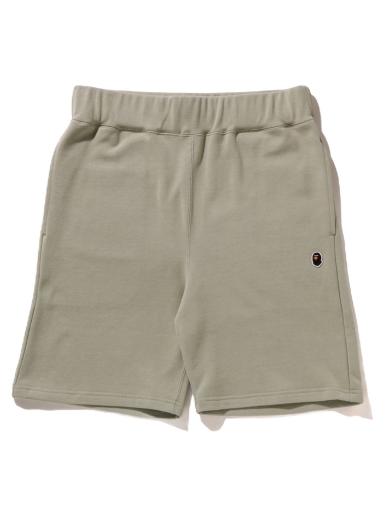 Kratke hlače BAPE Ape Head One Point Sweat Short Bež | 1J30-153-023