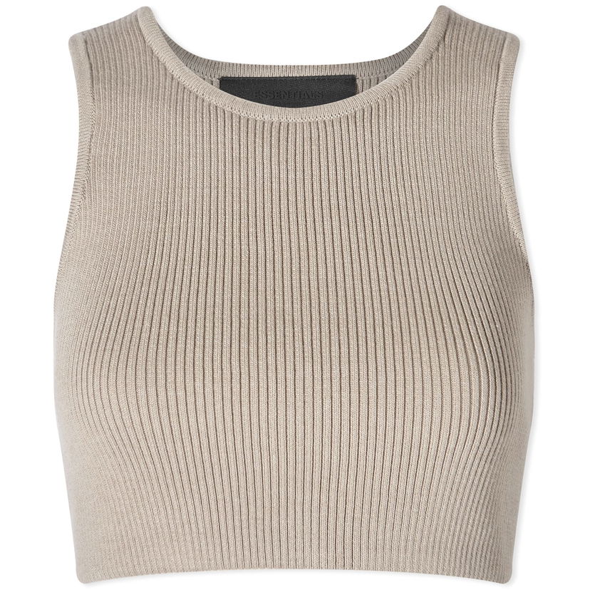 Majica brez rokavov Fear of God Sport Ribbed Tank Top Bež | 192BT235344FW