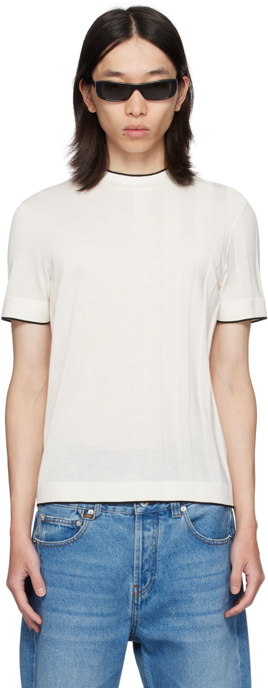 Majica Jacquemus Off-White 'Le t-shirt Tricot' T-Shirt Bela | 24H246KN240-2065, 0