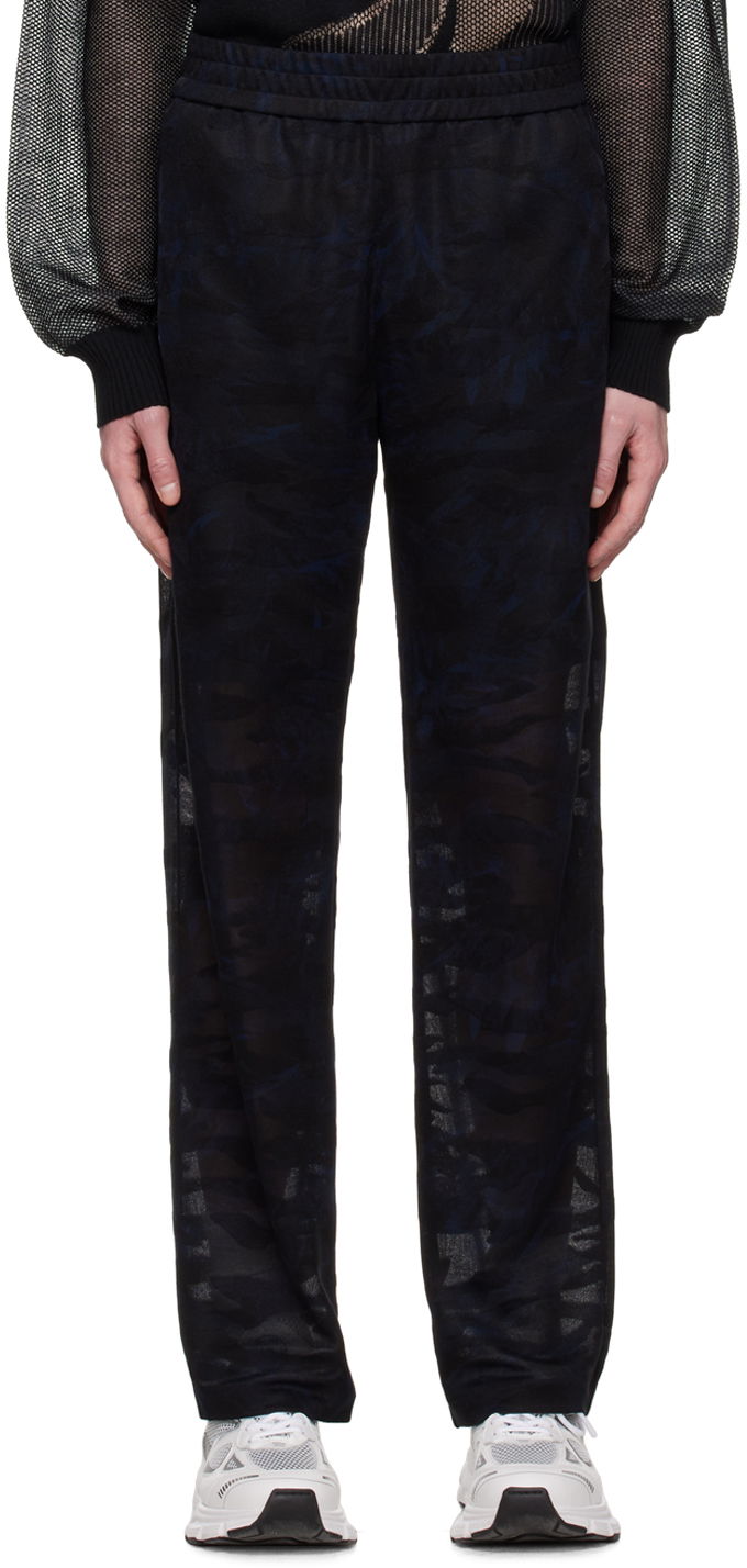 Trenirka Feng Chen Wang Feng Chen Wang Camouflage Trousers Črna | FMS15TR20