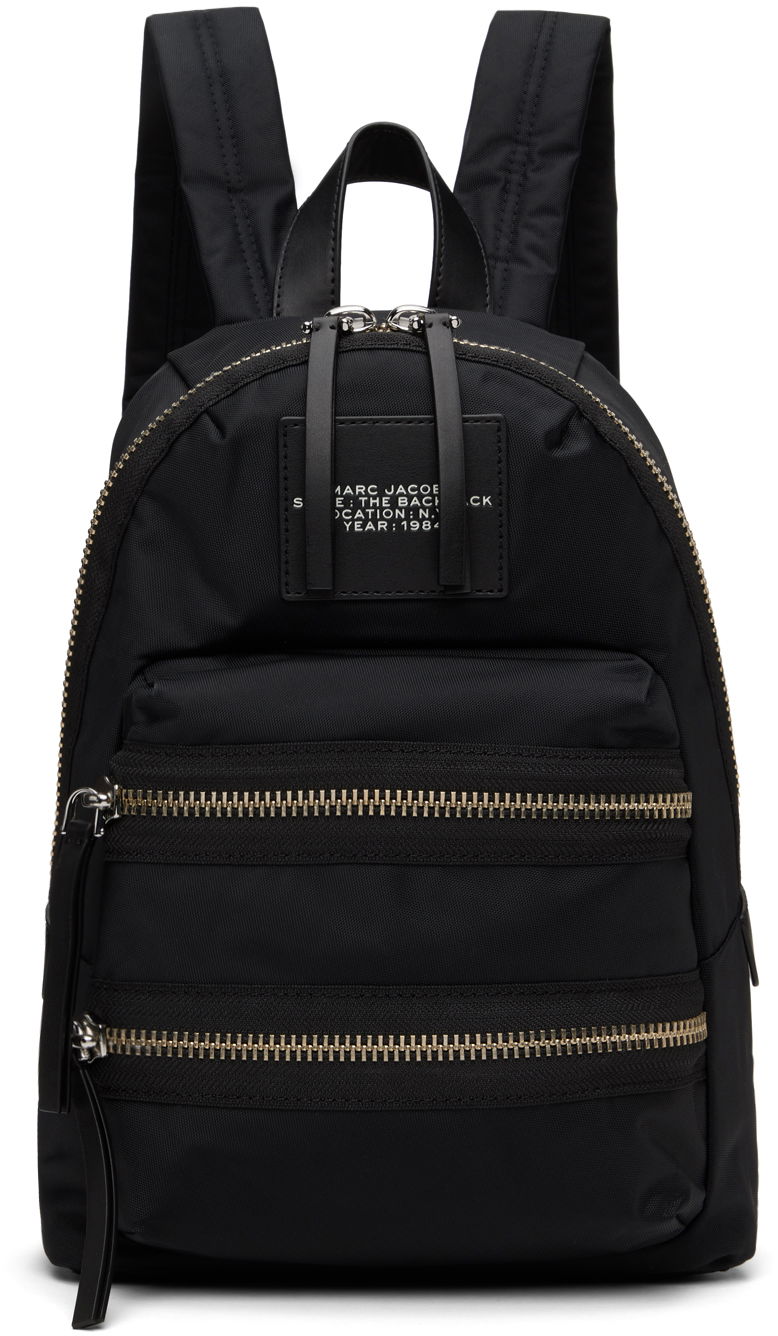 Nahrbtnik Marc Jacobs Marc Jacobs 'The Biker' Nylon Medium Backpack Črna | 2F3HBP029H02