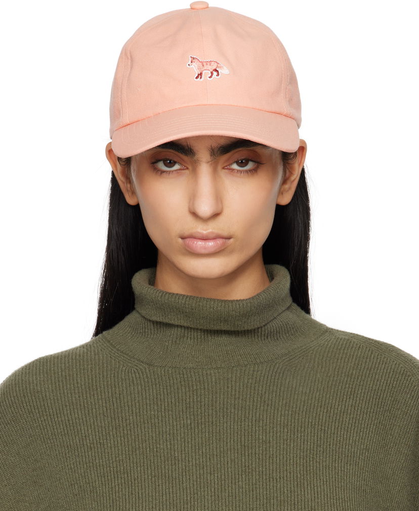 Kapa MAISON KITSUNÉ Maison Kitsuné Baby Fox Baseball Cap Roza | OW06108WB0026