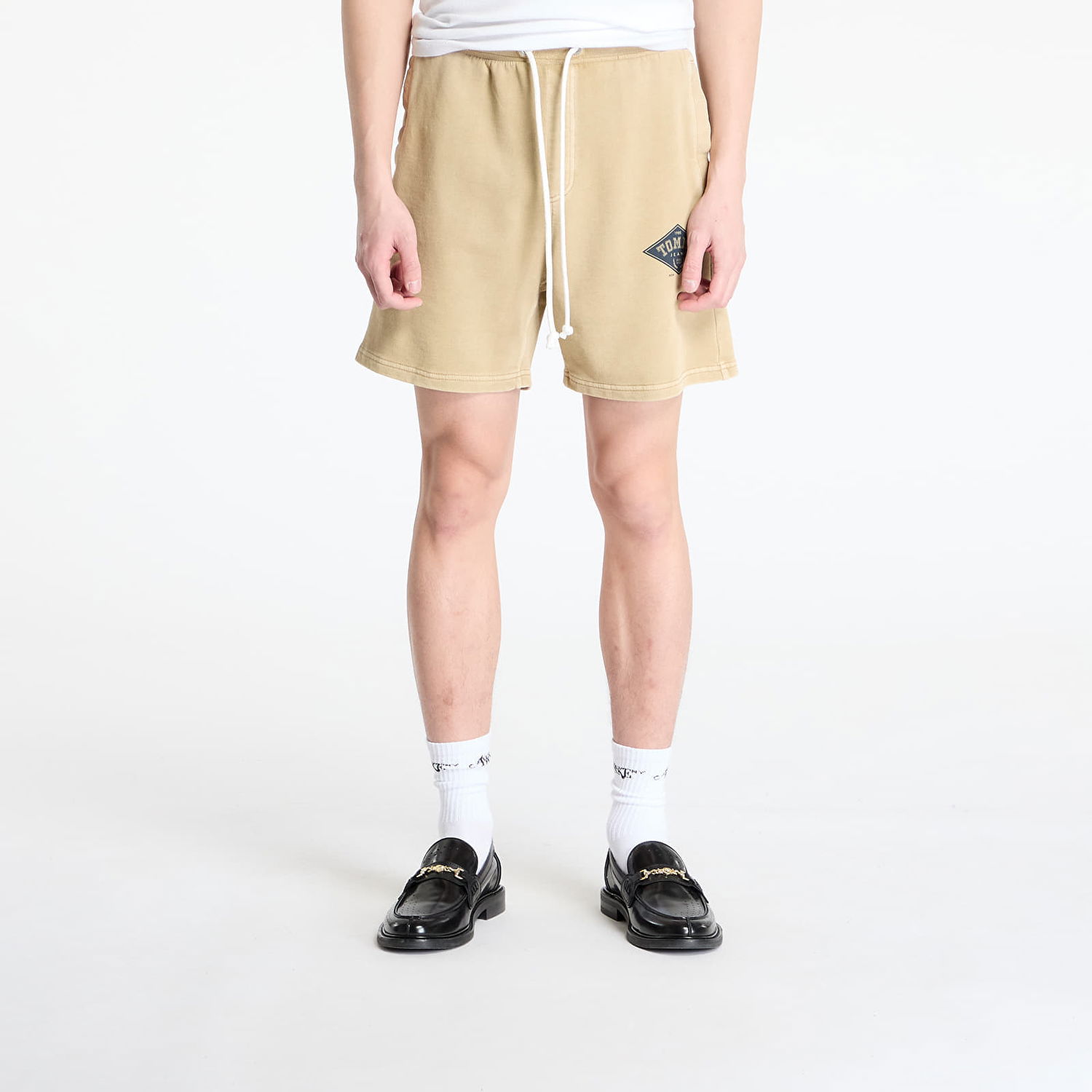 Kratke hlače Tommy Hilfiger Tommy Jeans Regular Varsity Shorts Bež | DM0DM20936 ACT, 0